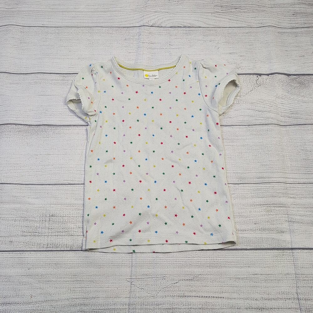 4/5 Mini Boden Pointelle Star Tee